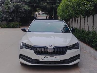Used 2021 Skoda Superb Sportline AT for sale at Rs. 31,75,000 in Hyderab