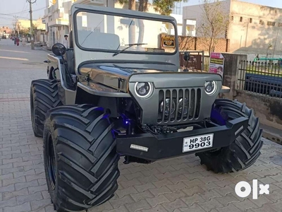 Willys jeep modified by bombay jeeps open jeep mahindra jeep modified