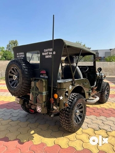 Willys jeep modified by Bombay jeeps Mahindra jeep modified Thar