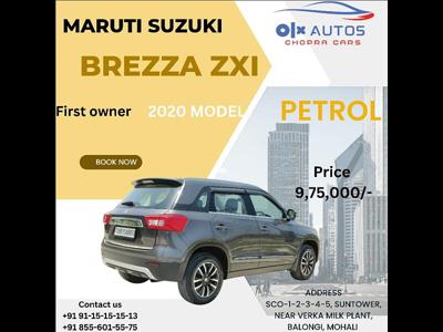 Used 2020 Maruti Suzuki Vitara Brezza [2020-2022] ZXi for sale at Rs. 9,75,000 in Mohali