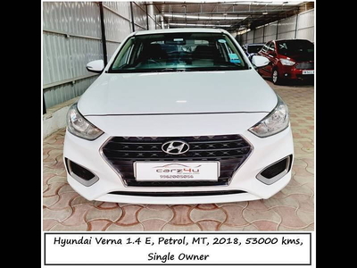 Used 2018 Hyundai Verna [2017-2020] E 1.4 VTVT for sale at Rs. 7,40,000 in Chennai