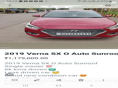 Hyundai Verna 2020-2023 VTVT 1.6 AT SX Plus