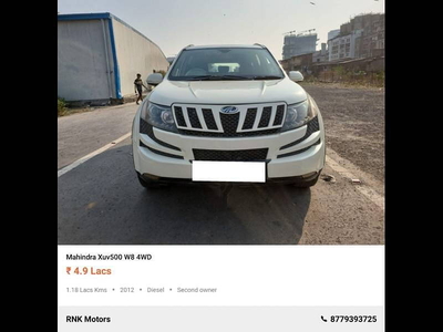 Used 2012 Mahindra XUV500 [2011-2015] W8 for sale at Rs. 5,00,000 in Mumbai