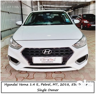 Hyundai Verna VTVT 1.4 E, 2018, Petrol