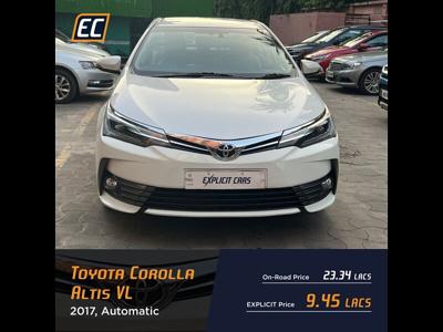 Used 2017 Toyota Corolla Altis [2014-2017] VL AT Petrol for sale at Rs. 9,45,000 in Kolkat