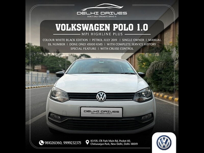 Used 2019 Volkswagen Polo [2016-2019] Highline Plus 1.0 (P) 16 Alloy for sale at Rs. 6,99,000 in Delhi