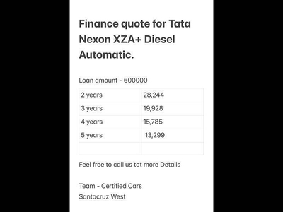 Tata Nexon XZA Plus Diesel