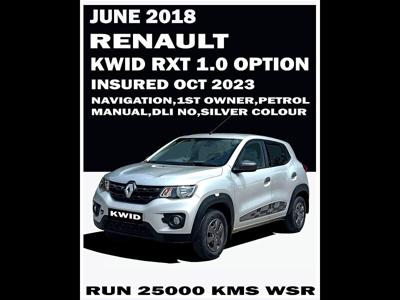 Used 2018 Renault Kwid [2015-2019] RXT [2015-2019] for sale at Rs. 3,49,000 in Delhi