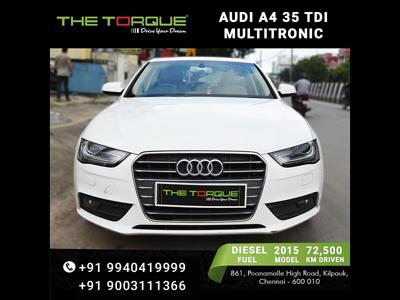 Used 2015 Audi A4 [2013-2016] 2.0 TDI (177bhp) Premium for sale at Rs. 15,50,000 in Chennai