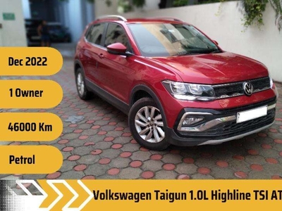 Volkswagen Taigun 1.0 TSI Highline AT, 2022, Petrol