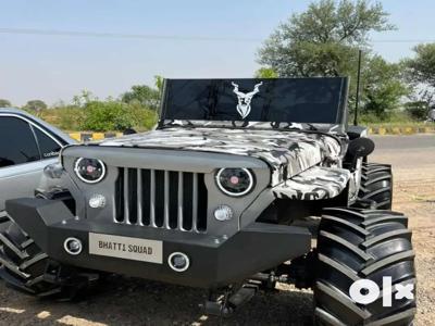 Willy jeep modified by bombay jeeps Mahindra jeep open jeep modified