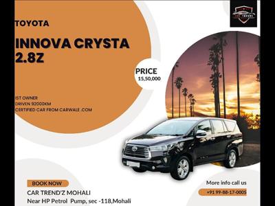 Toyota Innova Crysta 2.8 ZX AT 7 STR [2016-2020]