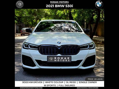 Used 2021 BMW 5 Series [2017-2021] 530i M Sport [2019-2019] for sale at Rs. 64,00,000 in Chandigarh