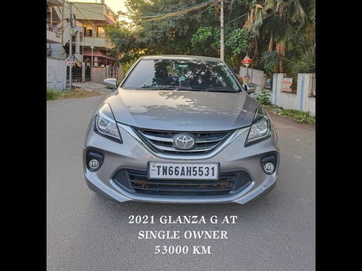 Used 2021 Toyota Glanza [2019-2022] G CVT for sale at Rs. 9,10,000 in Coimbato