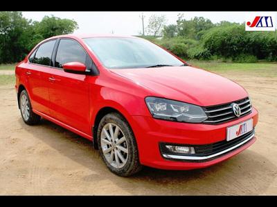 Used 2018 Volkswagen Vento [2015-2019] Highline Plus 1.2 (P) AT 16 Alloy for sale at Rs. 8,39,000 in Ahmedab