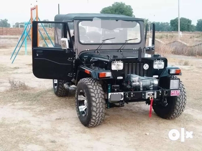 Open Modified Jeep with tractor tyer grip ready by Happy Jeep Motor's