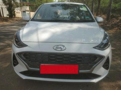 Used 2021 Hyundai Aura [2020-2023] SX Plus 1.2 AMT Petrol for sale at Rs. 7,95,000 in Pun