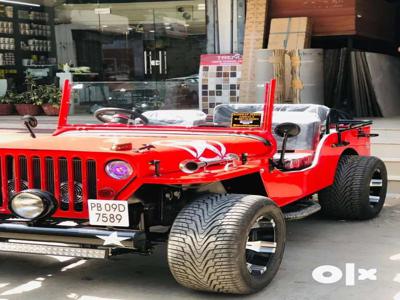 Willys jeep modified by Bombay Jeeps Open jeep Mahindra jeep MODIFIED