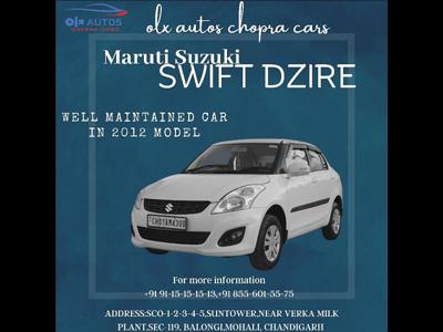 Used 2012 Maruti Suzuki Swift DZire [2011-2015] VDI for sale at Rs. 3,95,000 in Mohali