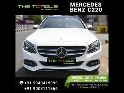 Used 2015 Mercedes-Benz C-Class [2014-2018] C 220 CDI Avantgarde for sale at Rs. 21,50,000 in Chennai