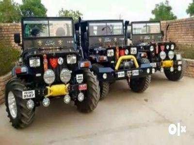 Willy Jeeps Mahindra Thar Modfied Jeeps Hunter vintage