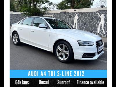 Used 2012 Audi A4 [2008-2013] 2.0 TDI Sline for sale at Rs. 9,89,000 in Mumbai