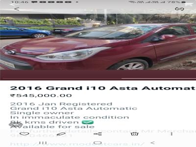 Hyundai Grand i10 Asta Option AT