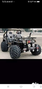Hunter modified jeep ready by Happy Jeep Motor's home delivery book