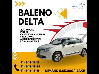 Used 2017 Maruti Suzuki Baleno [2015-2019] Delta 1.2 for sale at Rs. 5,85,000 in Mohali
