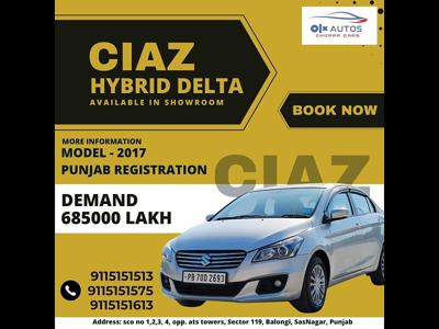 Used 2017 Maruti Suzuki Ciaz [2017-2018] Alpha 1.3 Hybrid for sale at Rs. 6,90,000 in Mohali