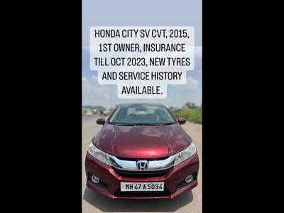 Used 2015 Honda City [2014-2017] SV CVT for sale at Rs. 6,21,000 in Pun