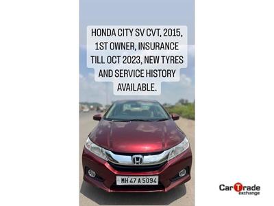 Used 2015 Honda City [2014-2017] SV CVT for sale at Rs. 6,20,000 in Pun