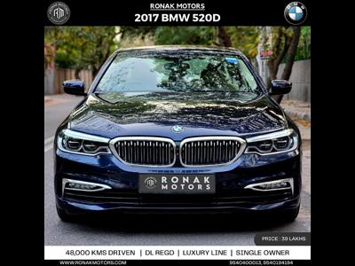 Used 2017 BMW 5 Series [2017-2021] 520d Luxury Line [2017-2019] for sale at Rs. 39,00,000 in Delhi