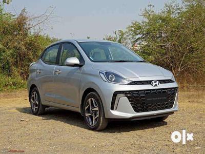 Buy new hyundai Aura petrol cng t permit car in low downpayment