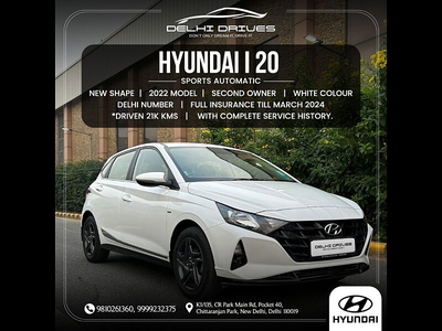 Used 2022 Hyundai i20 [2020-2023] Sportz 1.2 IVT [2020-2023] for sale at Rs. 7,99,000 in Delhi