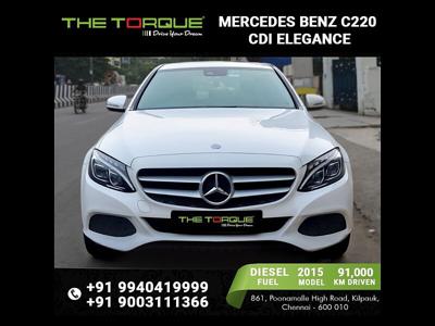 Used 2015 Mercedes-Benz C-Class [2014-2018] C 220 CDI Style for sale at Rs. 22,50,000 in Chennai