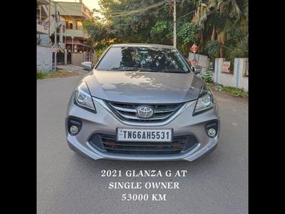 Used 2021 Toyota Glanza [2019-2022] G CVT for sale at Rs. 9,10,000 in Coimbato