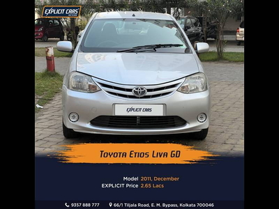 Used 2012 Toyota Etios Liva [2011-2013] GD for sale at Rs. 2,65,000 in Kolkat