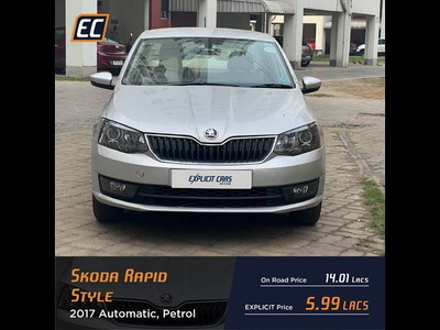 Used 2017 Skoda Rapid Style 1.6 MPI AT for sale at Rs. 5,99,000 in Kolkat
