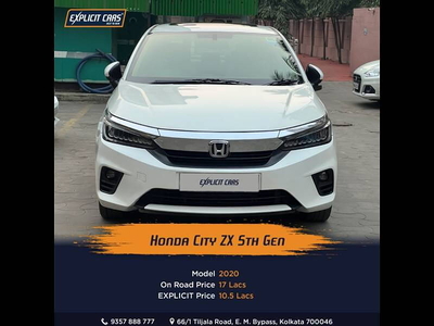 Used 2021 Honda All New City [2020-2023] ZX Petrol for sale at Rs. 10,50,000 in Kolkat