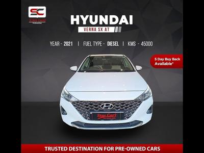 Used 2021 Hyundai Verna [2020-2023] SX 1.5 CRDi AT for sale at Rs. 13,25,000 in Ludhian