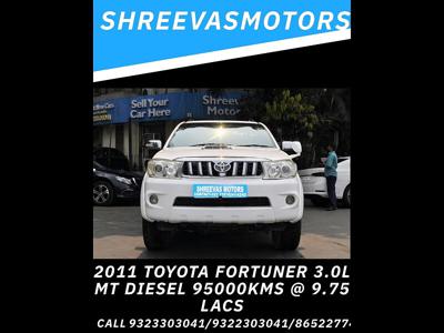 Used 2011 Toyota Fortuner [2009-2012] 3.0 MT for sale at Rs. 9,75,000 in Mumbai