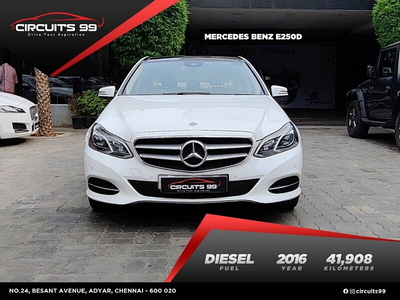 Used 2016 Mercedes-Benz E-Class [2015-2017] E 250 CDI Edition E for sale at Rs. 26,50,000 in Chennai