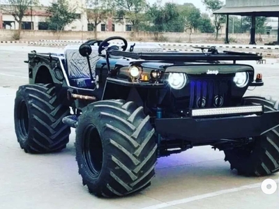 Willy jeep modified by bombay jeeps open jeep Mahindra jeep modified