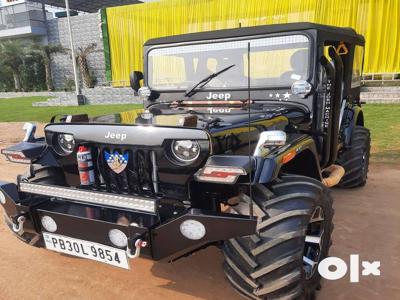Willy jeep modified by bombay jeeps ambala city haryana open jeep thar