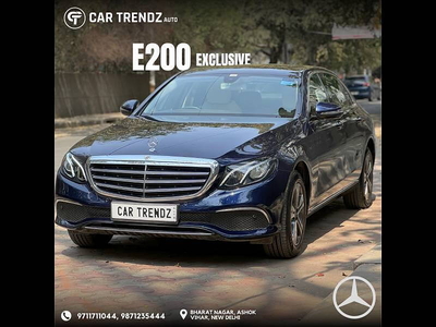 Mercedes-Benz E-Class E 200 Exclusive [2019-2019]