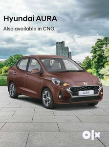 Brand new hyundai aura petrol cng at low downpayment call now