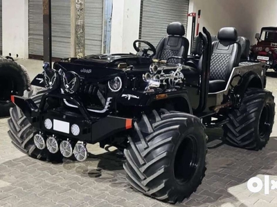 Number one Modified Jeep Made By Bombay jeeps Willys Mahindra jeep