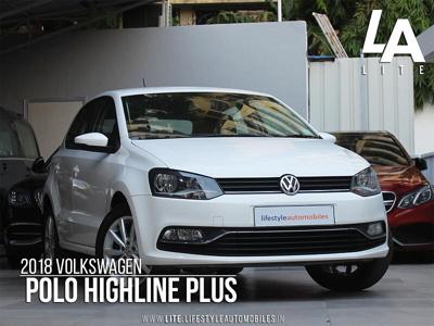 Used 2018 Volkswagen Polo [2016-2019] Highline Plus 1.0 (P) 16 Alloy for sale at Rs. 4,80,000 in Kolkat