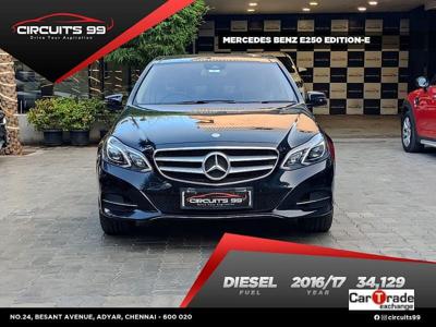 Used 2016 Mercedes-Benz E-Class [2015-2017] E 250 CDI Edition E for sale at Rs. 30,00,000 in Chennai